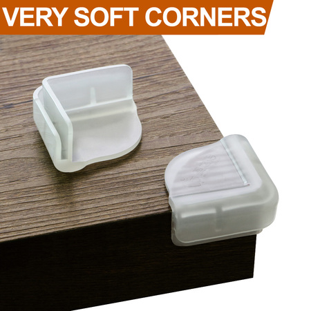 Babymatee Table Corner Protectors For Baby Dual Layer Buffer Babymatee Table Corner Protectors For